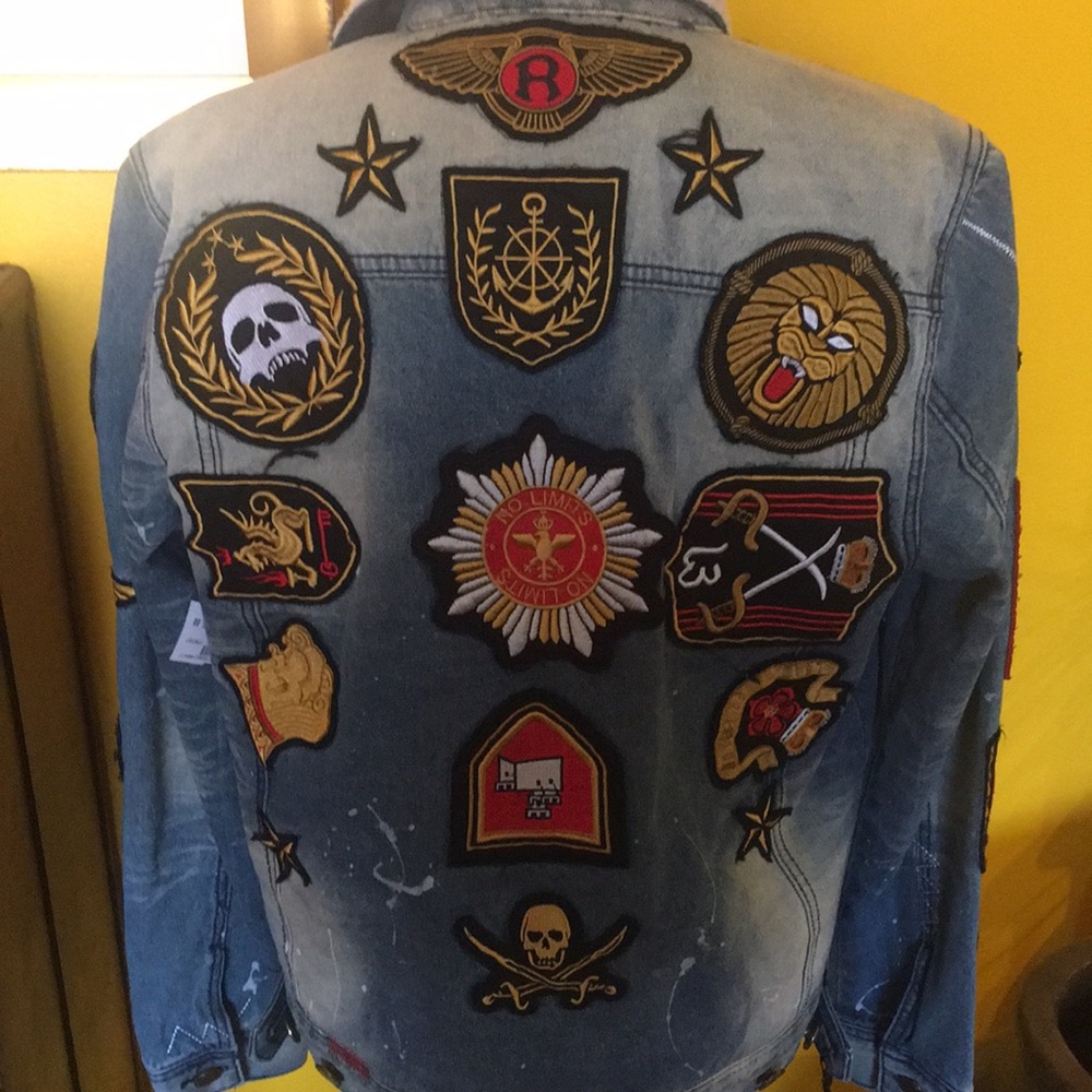 Reason Denim Patch Jacket - image 2